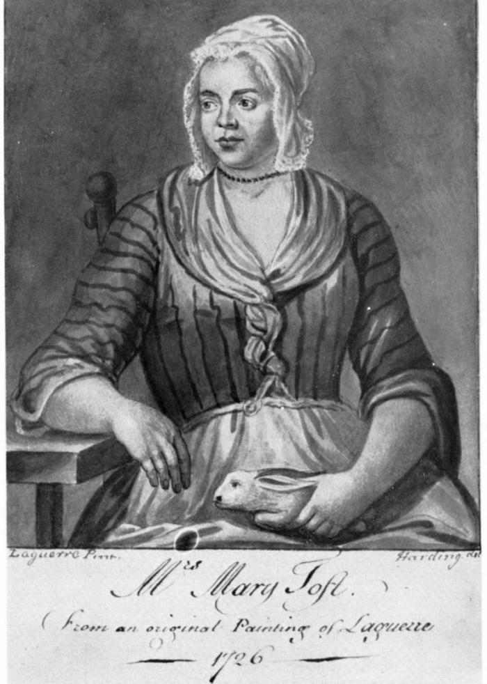 «Мать кроликов» Мэри Тофт, 1726