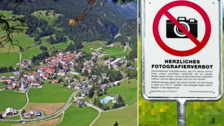 Почему власти швейцарской деревни Бергюн ввели запрет на фотографии населенного пункта и его окрестностей?