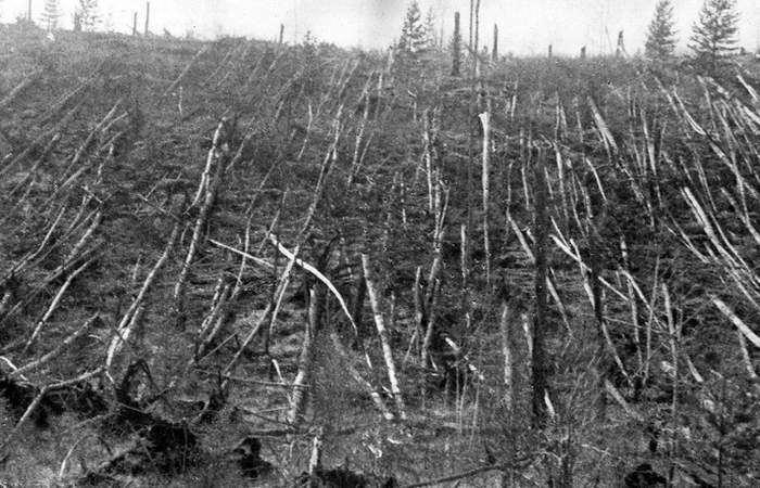 1. Тунгусский взрыв. Россия, 1908 год