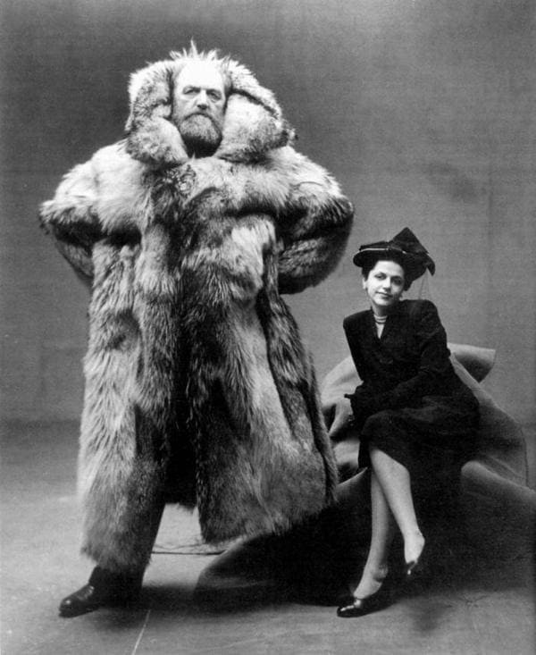 Питер Фройхен с супругой, 1947.