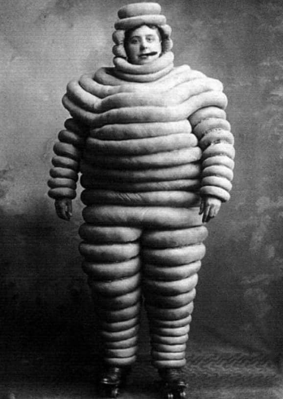 Символ компании Michelin, 1910.