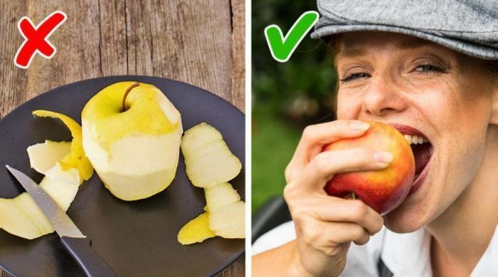 5. Все фрукты и овощи должны быть очищены