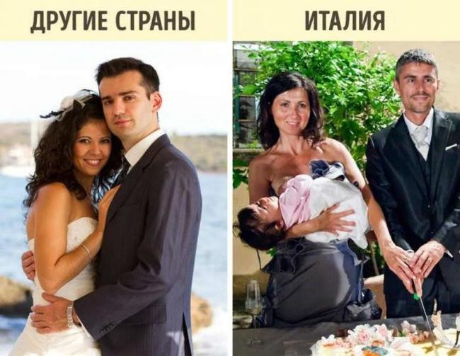 Итальянцы поздно заключают брак