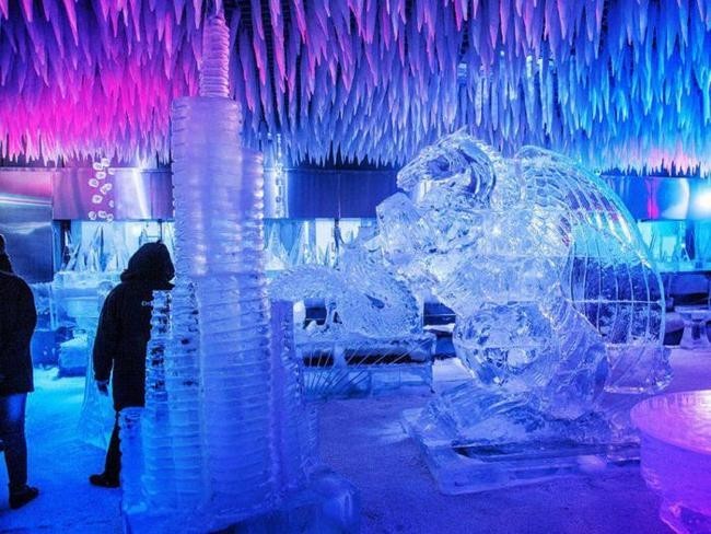 Сходите в ледяной зал Chillout на Таймс-сквер в Дубае