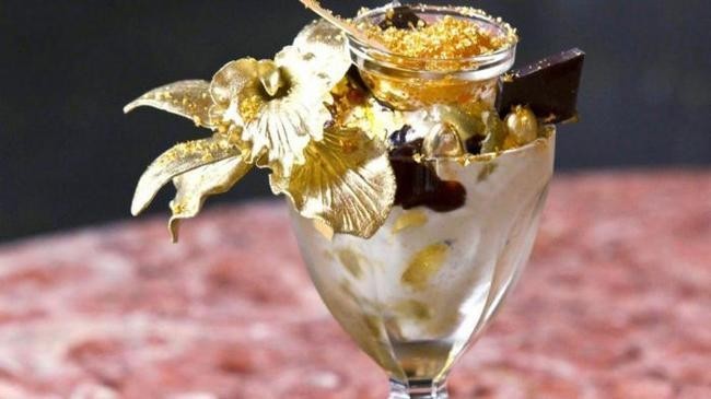 Golden Opulence Sundae
