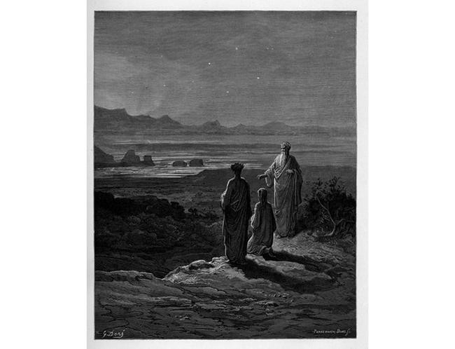 Иллюстрации Гюстава Доре ко 2-й части «Божественной комедии». Purgatory (Чистилище), 1868 год