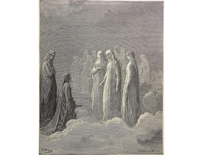 Иллюстрации Гюстава Доре к 3-й части «Божественной комедии». Paradise (Рай), 1868 год