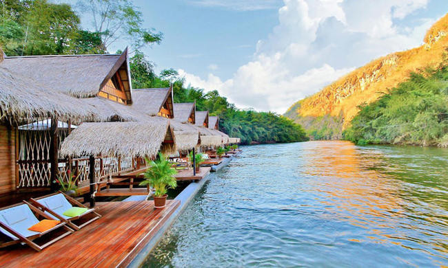 5. The Float House River Kwai Resort в Канчанабури, Таиланд
