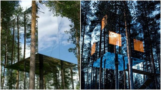 Mirrorcube Treehotel, Швеция