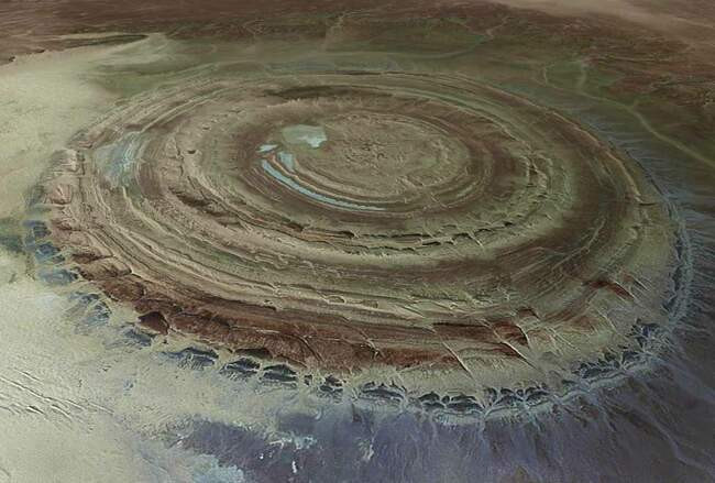 6. Структура Ришат, Мавритания