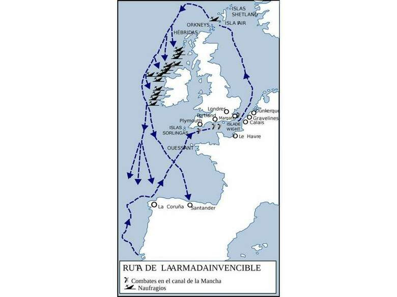 Непобедимая армада карта