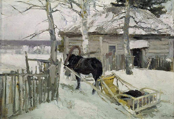 7. Константин Коровин. Зимой, 1894