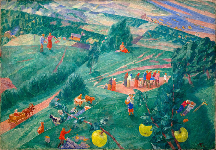 10. Кузьма Петров-Водкин. Полдень, 1917