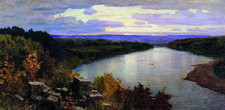 4. Василий Поленов. Ока. Вечер, 1903