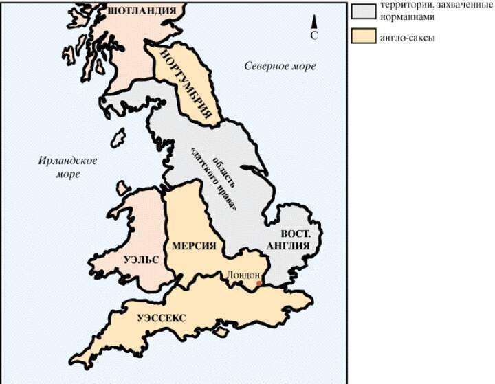 Карта англии в средневековье