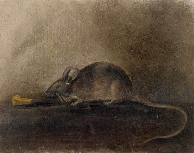 Джон Констебл. Мышь с куском сыра. 1824