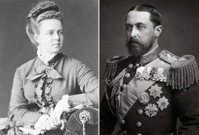 4. Великая княгиня Мария и принц Альфред, герцог Эдинбурский