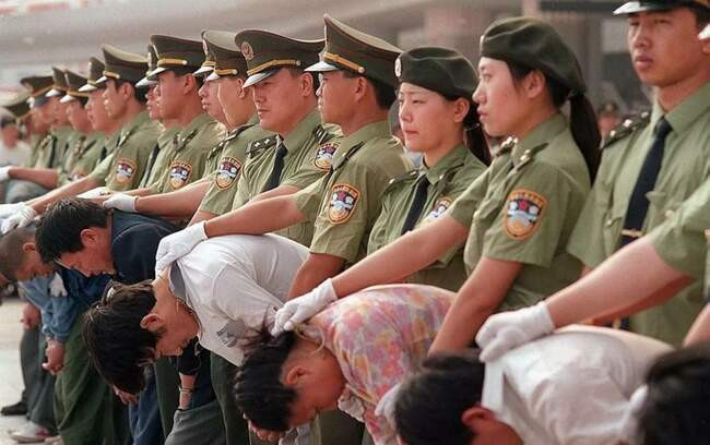 Смертная казнь в китае фото