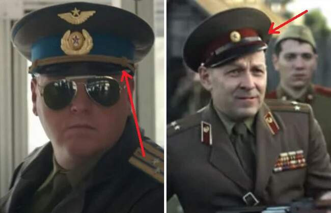 8. Неправильные ремешки на фуражках