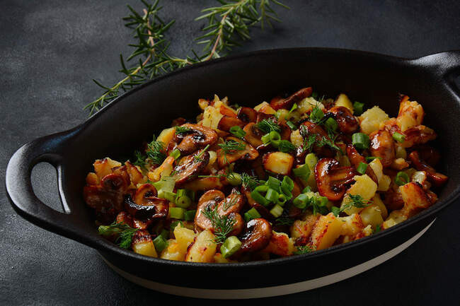 13. Жареная картошка с грибами