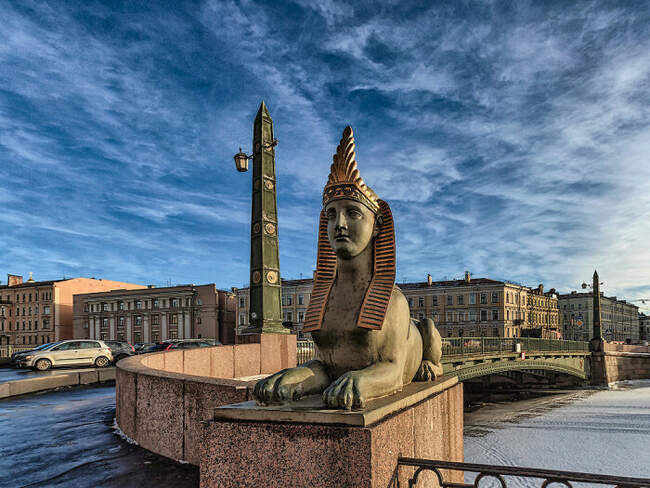 Сложная дорога древнеегипетских сфинксов в Санкт-Петербург