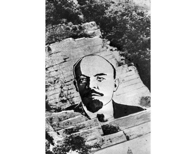 Ленин на горе Машук в Пятигорске