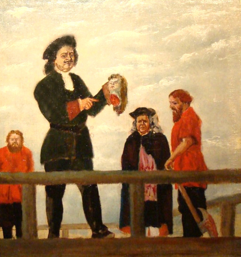 Казнь и жуткий трофей: голова в коллекции царя