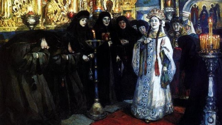 Когда красавица Анна Васильчикова надоела Ивану Грозному он сослал ее в монастырь