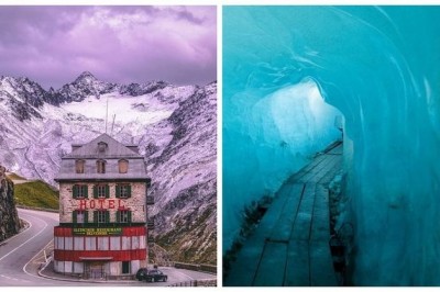 В швейцарских Альпах закрывают старинный отель «Belvedere» из-за тающего ледника