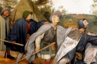 Скрытый символизм Питера Брейгеля в «Притче о слепых»: куда слепой ведет незрячего