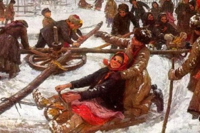 Как воспел зимние праздники художник Федот Сычков