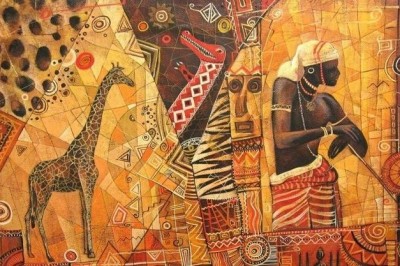 Афро-этнические мотивы и фэнтези на знойных картинах художницы из Питера Наталии Шатровой