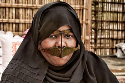 Бурка, рубанд, некабе: почему женщины в Иране носят «усы»