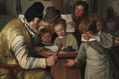 Школа на картинах старых мастеров жанровой живописи: каким было образование прежде?
