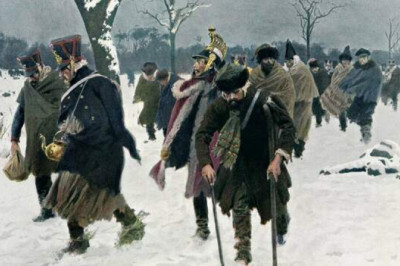 От падали до супа из свечей: что ели французские солдаты во время отступления в 1812-м