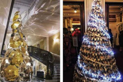 Новогодний креатив: необычные елки от представителей разных профессий