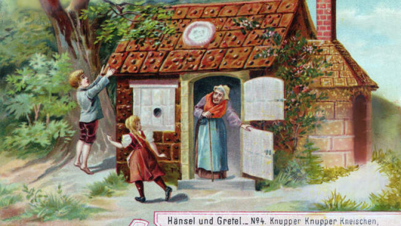 Пряничный домик из сказки гензель и гретель картинки