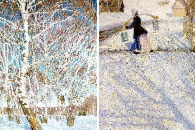 Секрет картины «Февральская лазурь» Игоря Грабаря: зачем импрессионист копал траншею в лесу