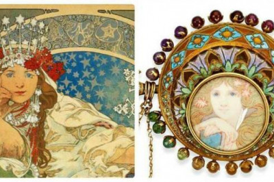 Как художник Альфонс Муха стал дизайнером украшений парижского ювелирного дома Жоржа Фуке