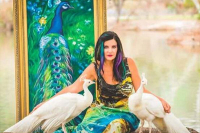 Буйство красок Кончетты Антико: художница с генетической мутацией пишет картины, на которых в 100 раз больше цветовых оттенков, чем обычно