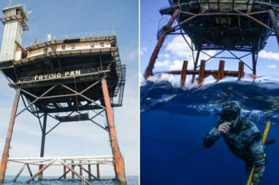 Как вертолетная платформа ВМФ США в Атлантическои океане превратилась в гостиницу для экстремалов