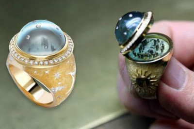 Достопримечательность на пальце: британский дизайнер спрятал Стоунхендж в перстень