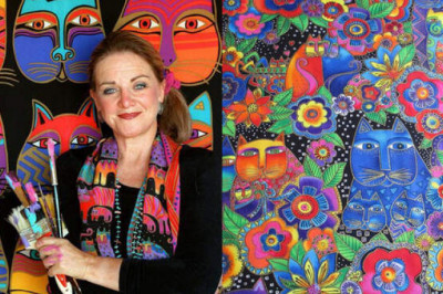 Лорел Берч и ее разноцветные коты: как мать-одиночка с «хрустальными костями» покорила мир психоделическими рисунками