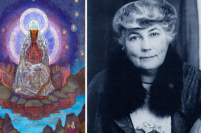 Как расшифровать символы на картине «Матерь Мира», которую Николай Рерих написал по снам своей жены