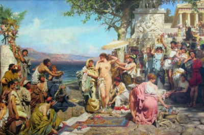 Божественная афинская гетера Фрина – натурщица и вдохновительница Праксителя и Апеллеса