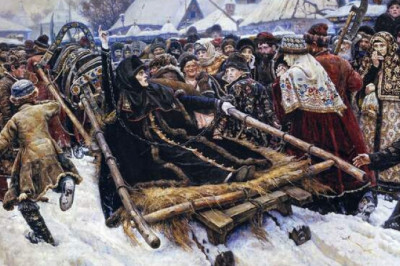 Купчихи, боярыни и другие красавицы на картинах русских художниках
