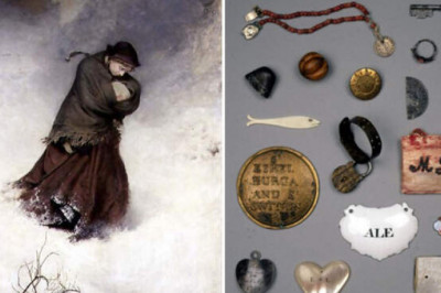 «Сбившаяся с пути» Фредерика Уокера: куда направляется героиня картины в холод и непогоду