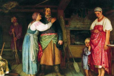 7 картин художников прошлого о том, что русская «семейная идиллия» исчезла не в наше время