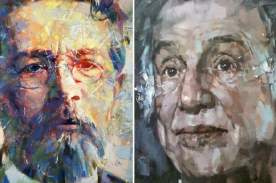 «Гении XX века» Александра Ильичева: виртуозные мастихиновые портреты современного художника из Подмосковья