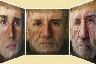 Оптические игры Серджи Каденаса: иллюзорная магия превращения на 3-D портретах современного испанского художника-самоучки